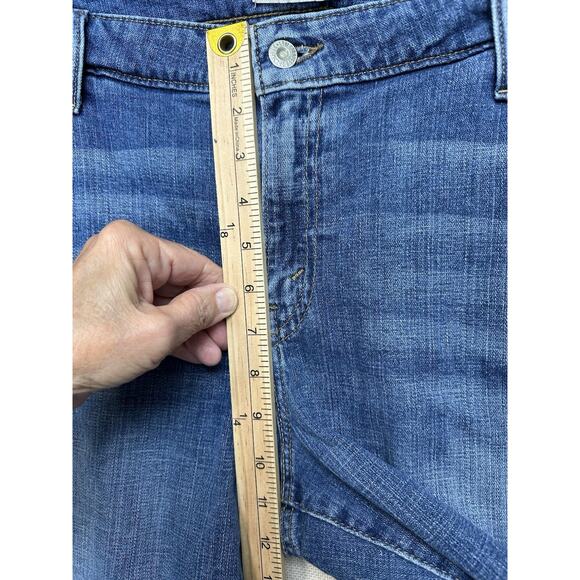 Levi’s Womens 590 Bootcut Medium Blue Denim Jeans Plus Size 18W Flap Pockets - Picture 8 of 16